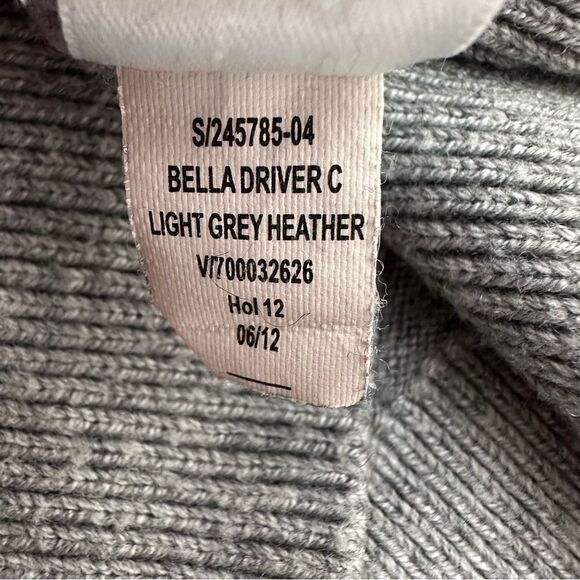 Gap Bella Driver light gray heather button down cardigan size L - Picture 8 of 11